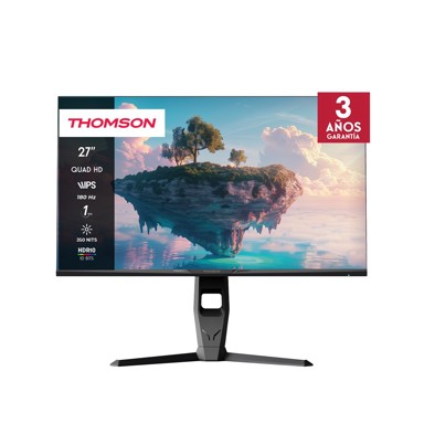 THOMSON Monitor M27QG5Y14, 27", QHD, IPS, HDR, 180 Hz, sivi